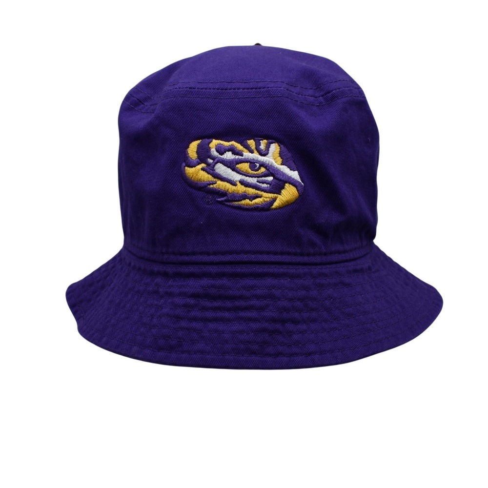 Nike LSU Tigers Eye Logo Apex Bucket Cap Hat Mens Size Large Purple Swoosh NWT